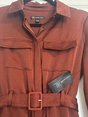 New With Tags Inc International Concepts 0 Petite jumpsuit  Deep Sienna